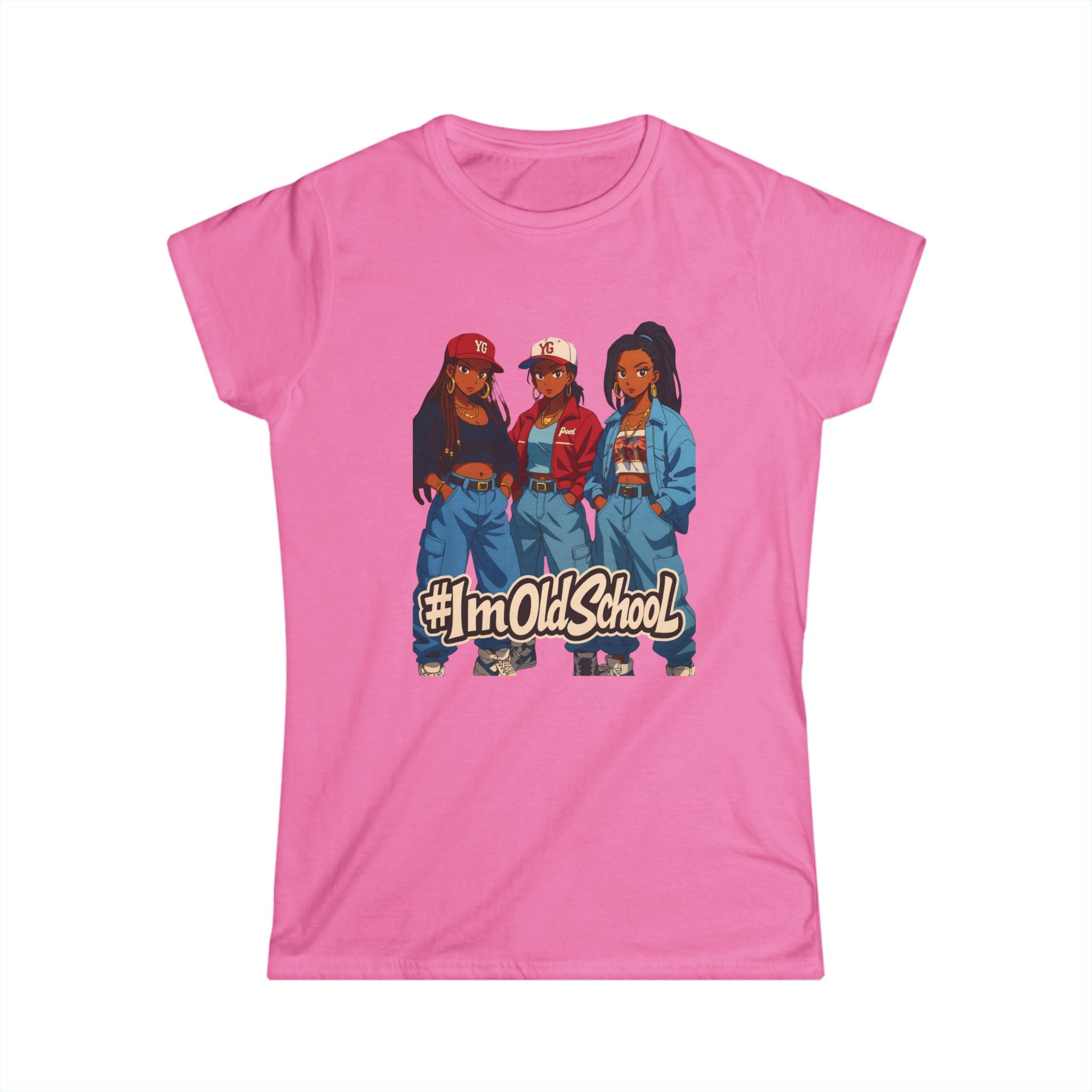 90s Nostalgia Hip Hop Women Tee — Retro '3 Fly' Throwback Ladies T-Shirt