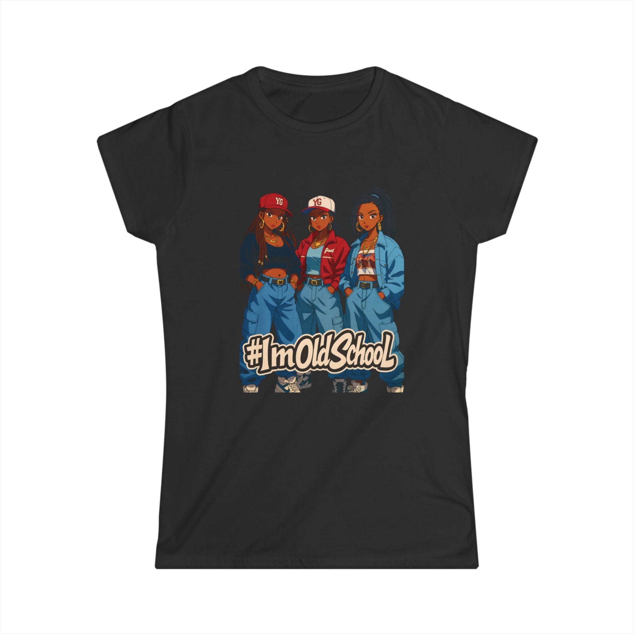 90s Nostalgia Hip Hop Women Tee — Retro '3 Fly' Throwback Ladies T-Shirt