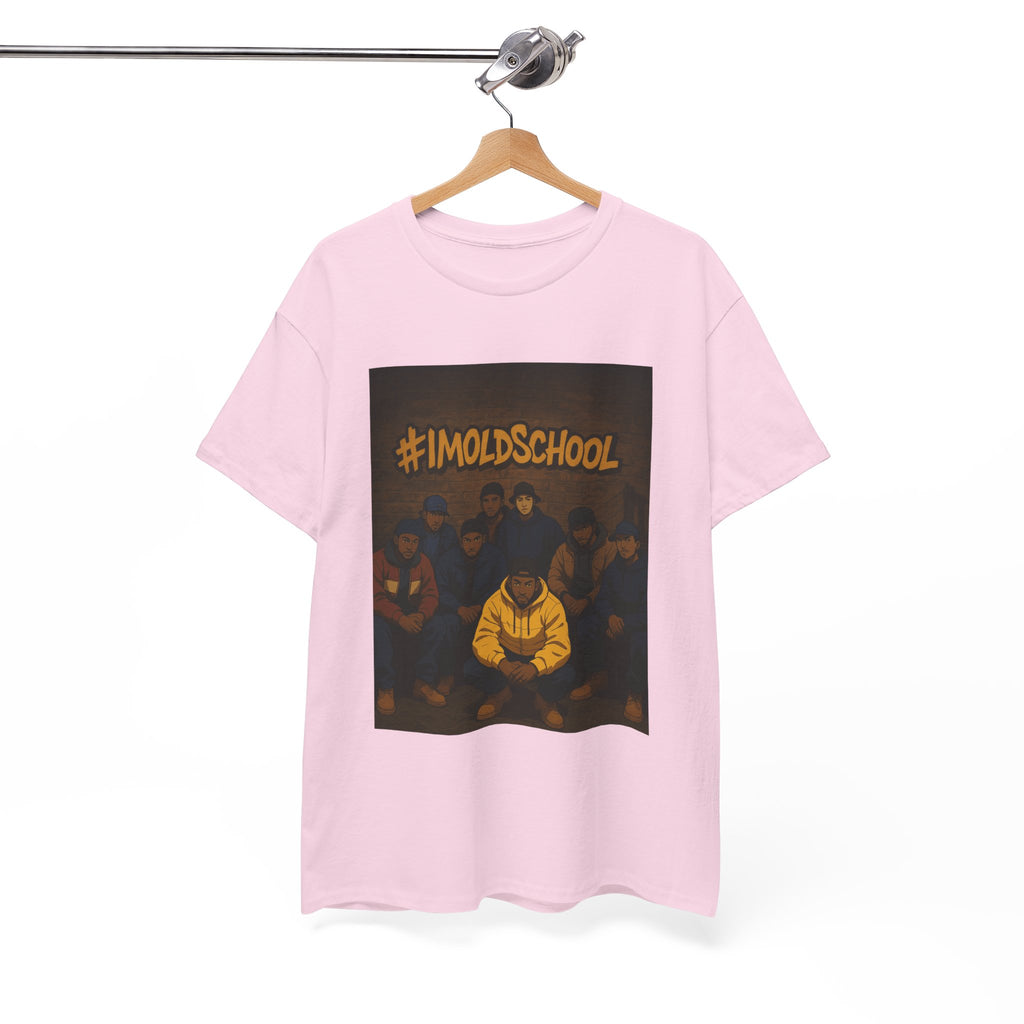 I'm Old School -Hip Hop's Finest Street Culture Digital Artwork, Bold Outline Group Portrait