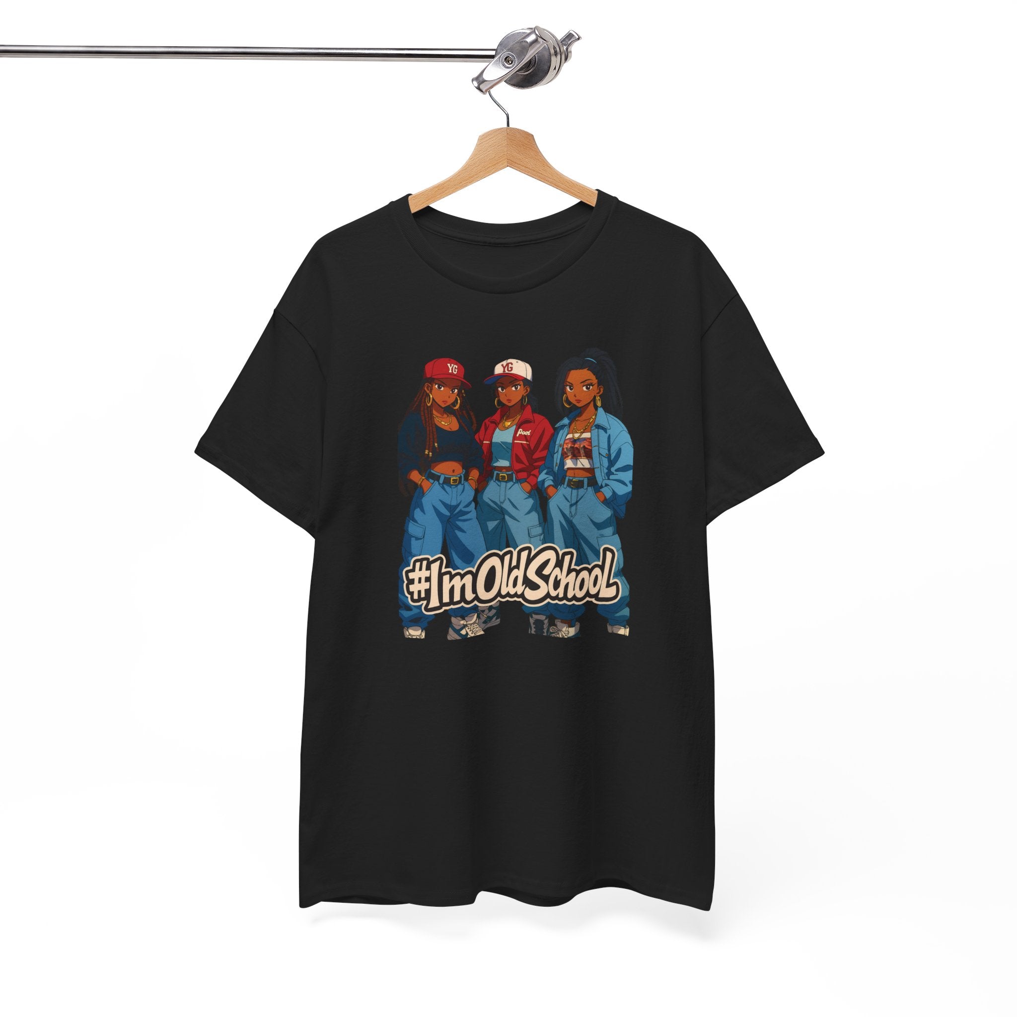 I'm Old School 90s Nostalgia Hip Hop Women T-Shirt — Retro 3 Fly Ladies Throwback Tee
