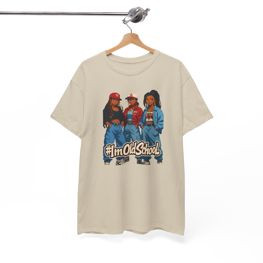 I'm Old School 90s Nostalgia Hip Hop Women T-Shirt — Retro 3 Fly Ladies Throwback Tee