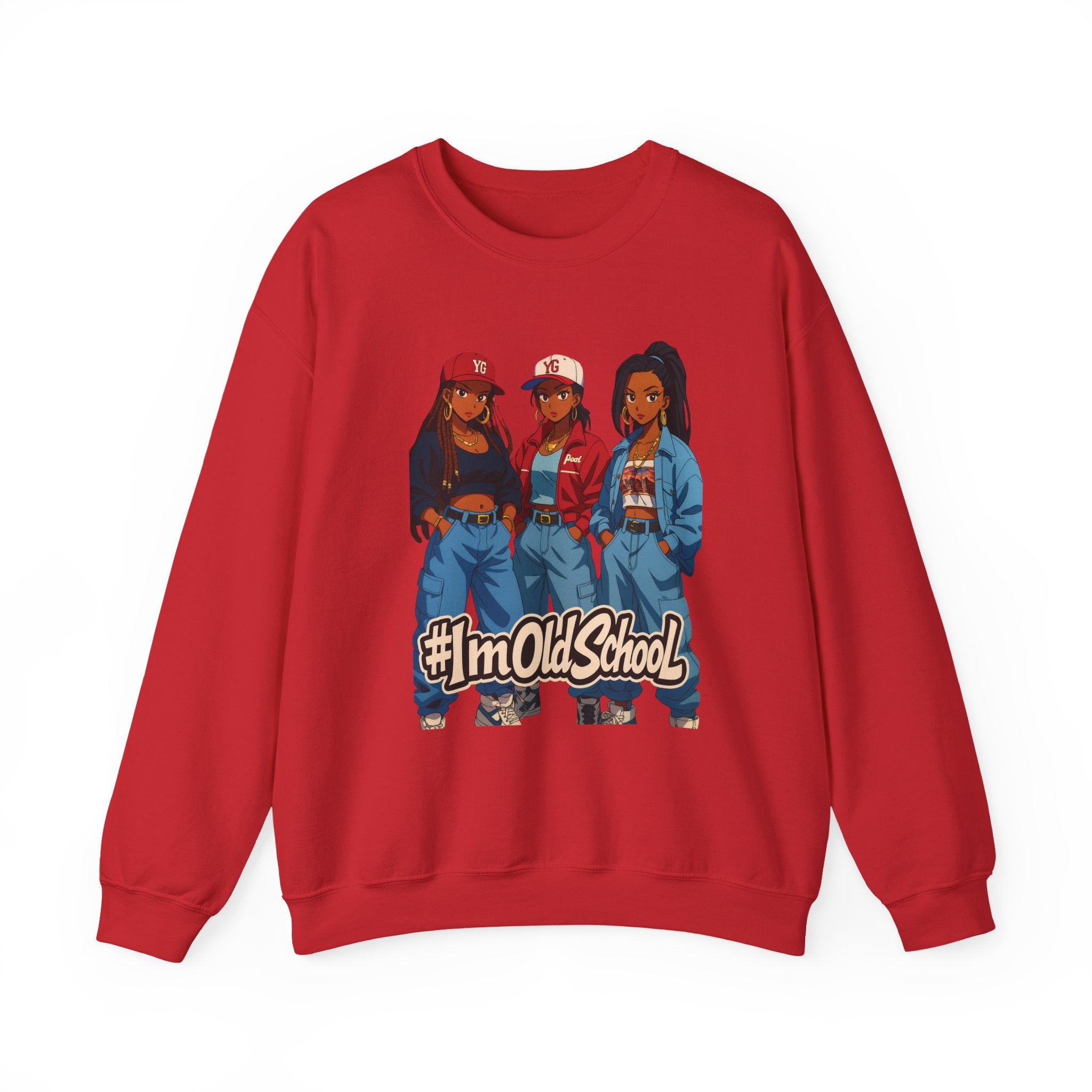 90s Nostalgia Hip Hop Sweatshirt — Retro 3 Fly Ladies Throwback