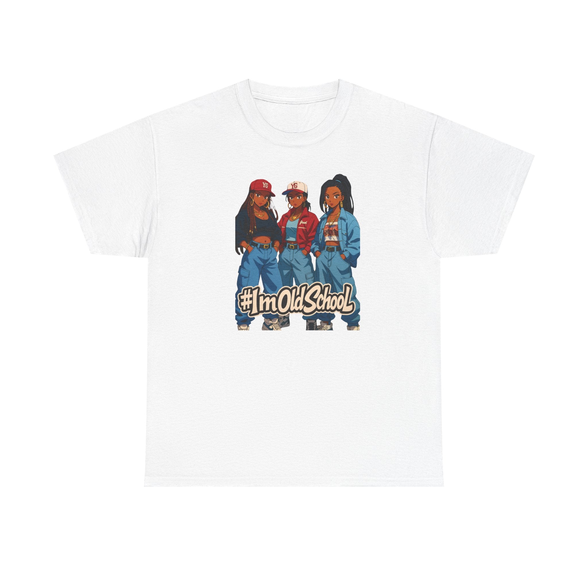 I'm Old School 90s Nostalgia Hip Hop Women T-Shirt — Retro 3 Fly Ladies Throwback Tee