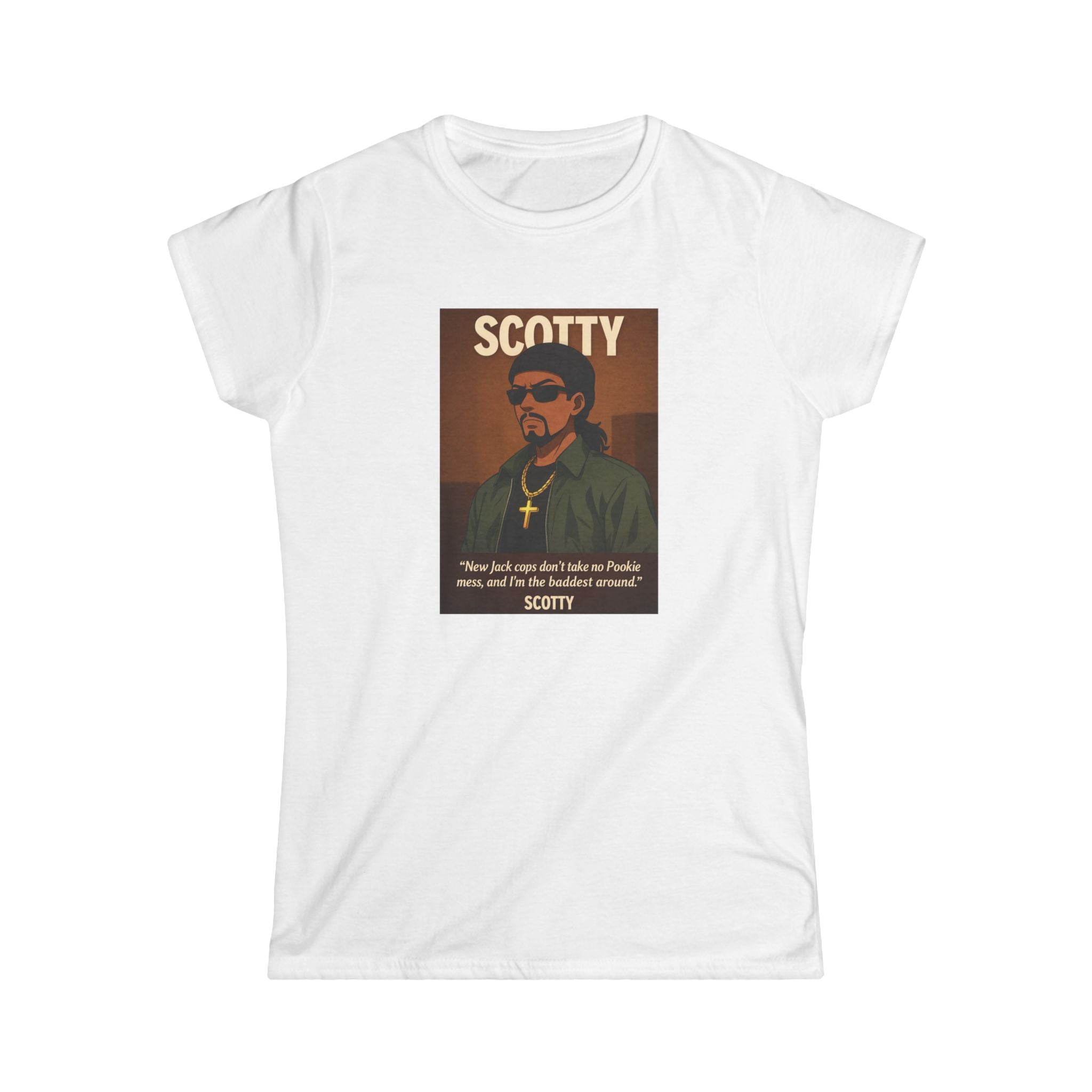 I'm Old School New Jack - Scotty Ladies T-Shirt
