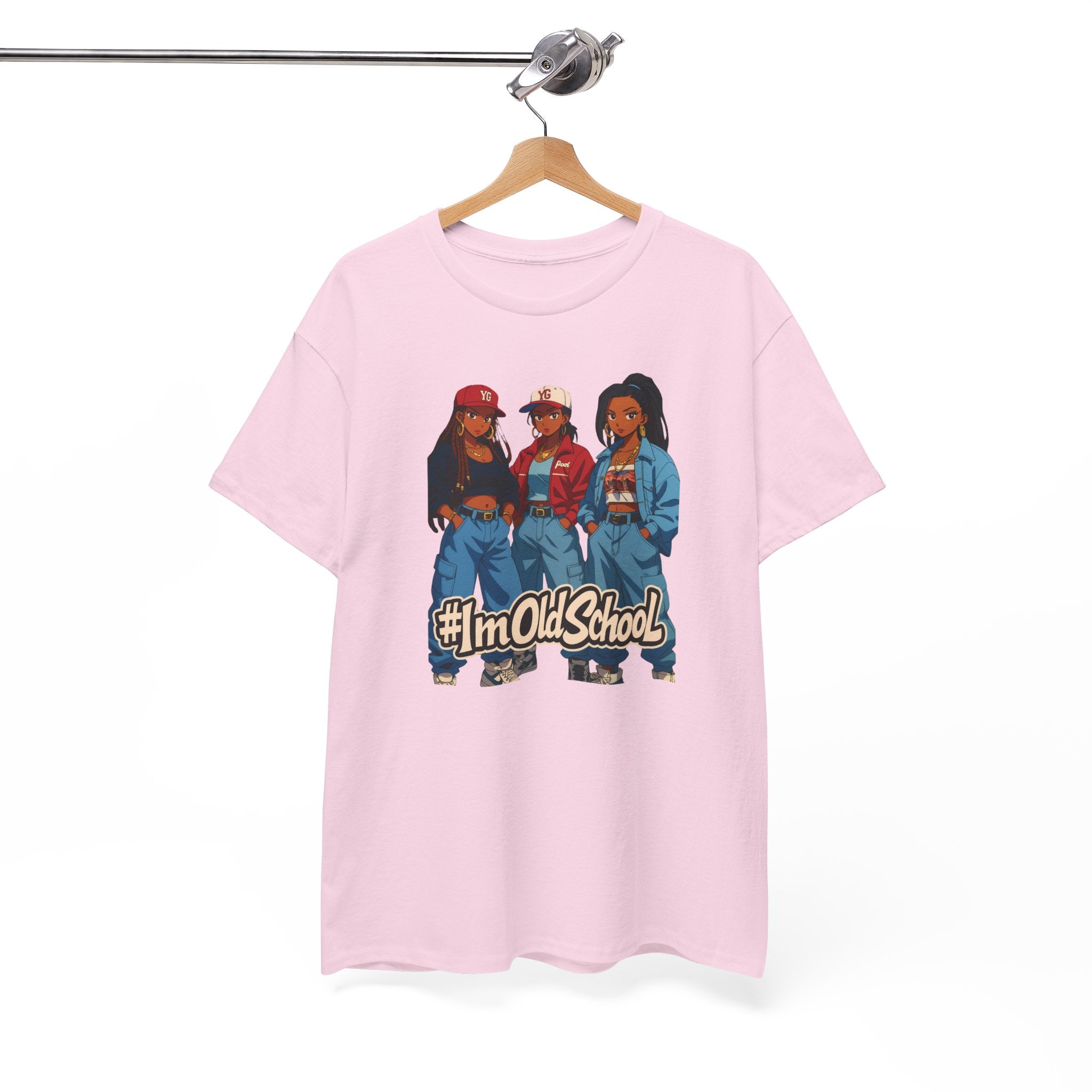 I'm Old School 90s Nostalgia Hip Hop Women T-Shirt — Retro 3 Fly Ladies Throwback Tee