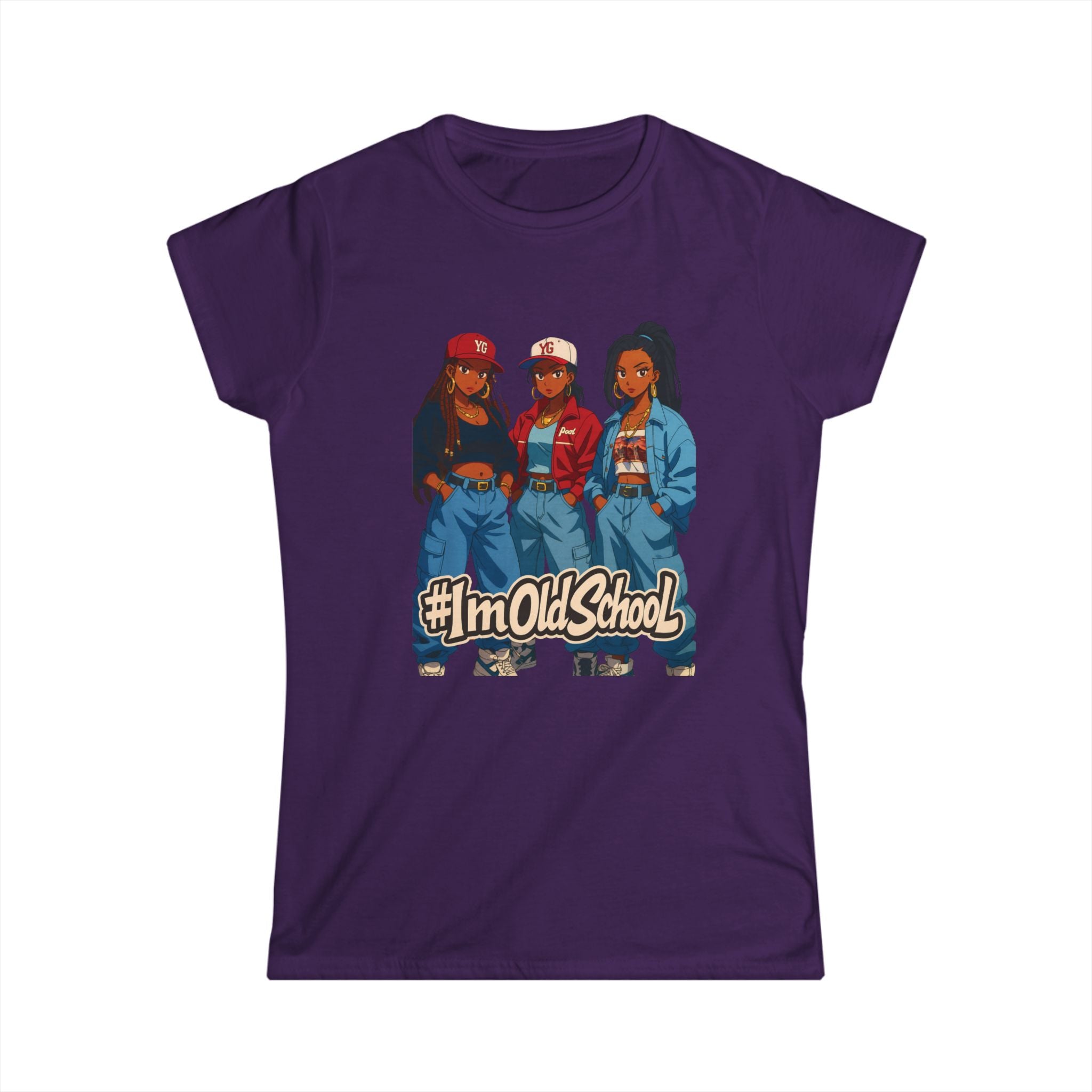90s Nostalgia Hip Hop Women Tee — Retro '3 Fly' Throwback Ladies T-Shirt