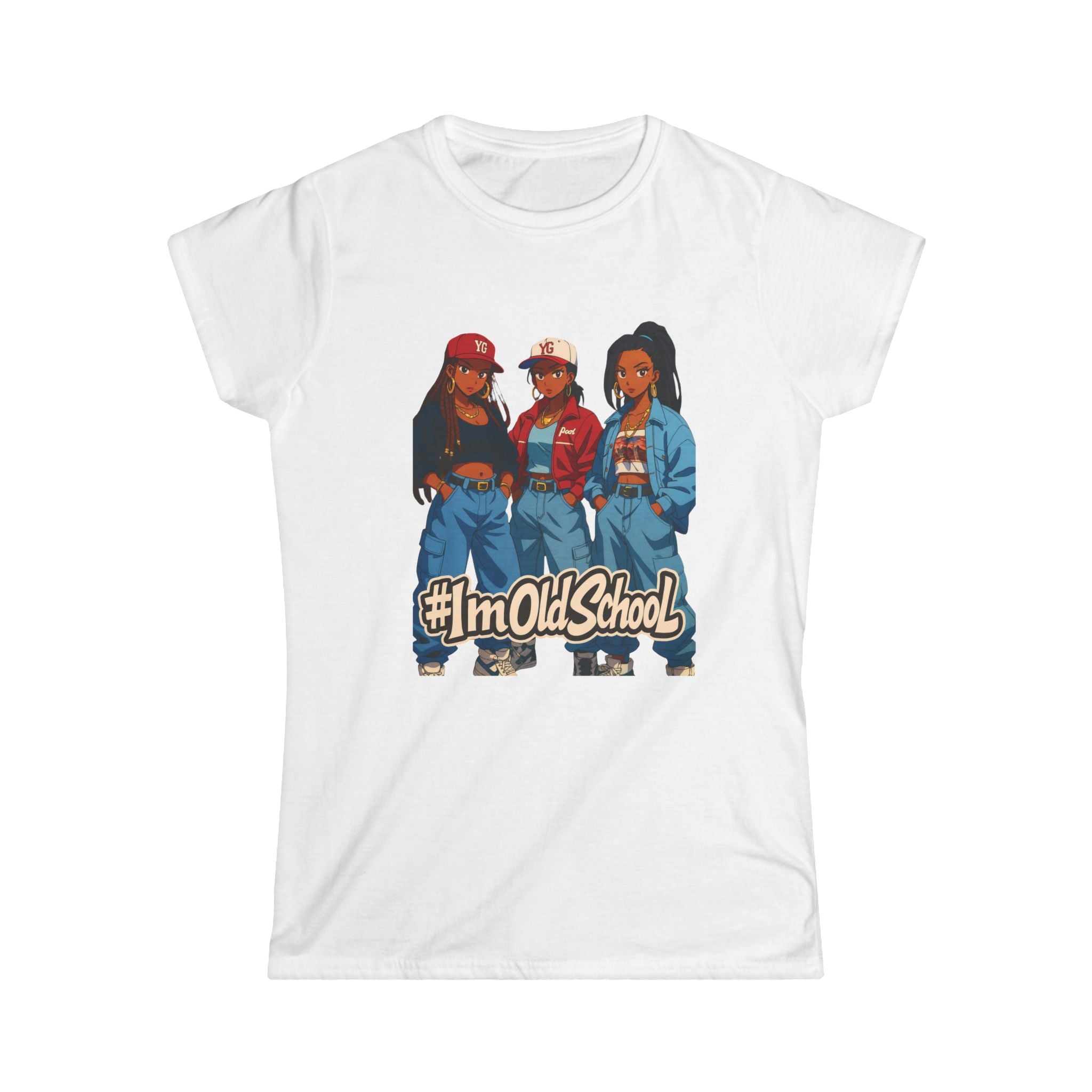 90s Nostalgia Hip Hop Women Tee — Retro '3 Fly' Throwback Ladies T-Shirt