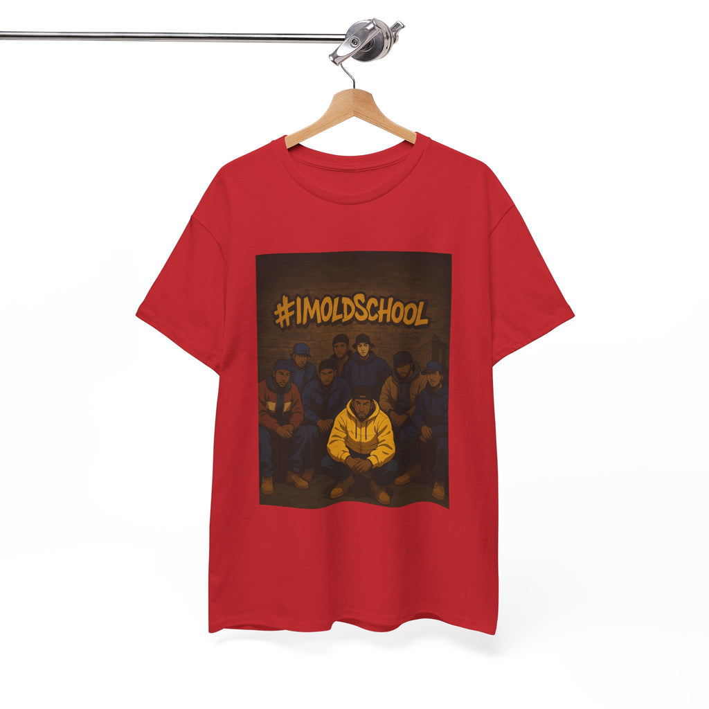 I'm Old School -Hip Hop's Finest Street Culture Digital Artwork, Bold Outline Group Portrait