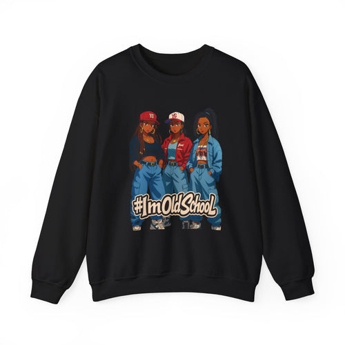 90s Nostalgia Hip Hop Sweatshirt — Retro 3 Fly Ladies Throwback