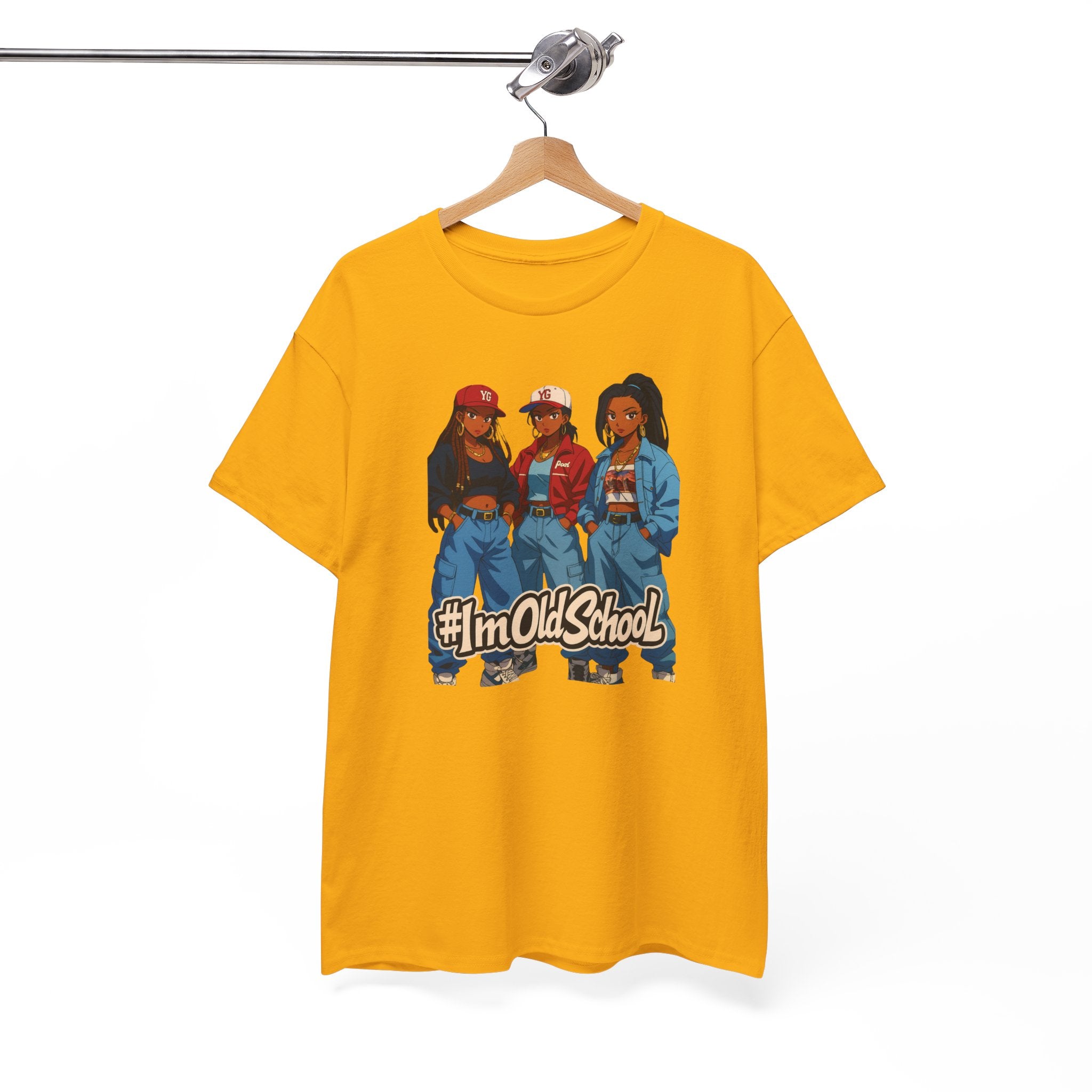 I'm Old School 90s Nostalgia Hip Hop Women T-Shirt — Retro 3 Fly Ladies Throwback Tee
