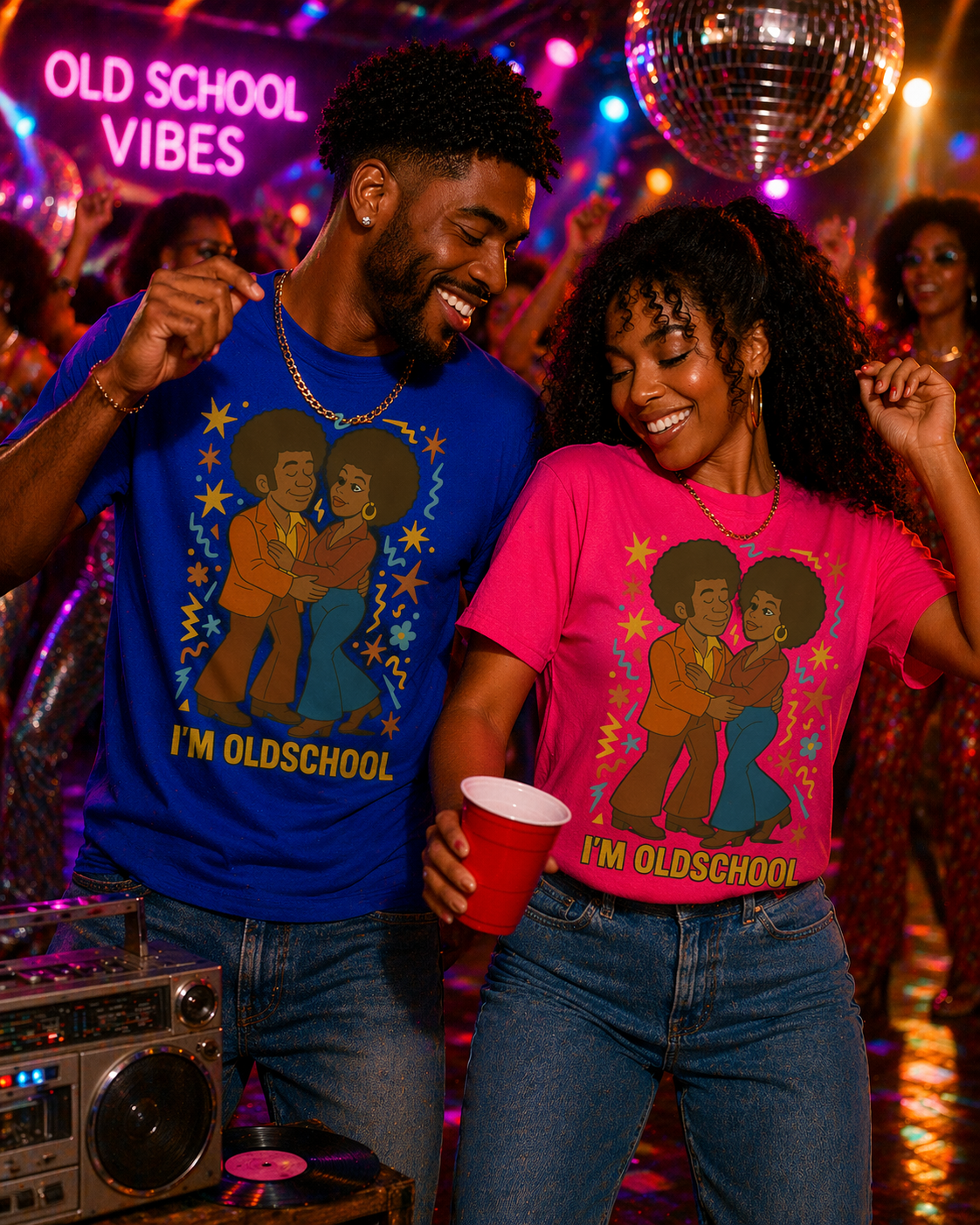 Afros and Bell Bottoms Love  - Old School Love