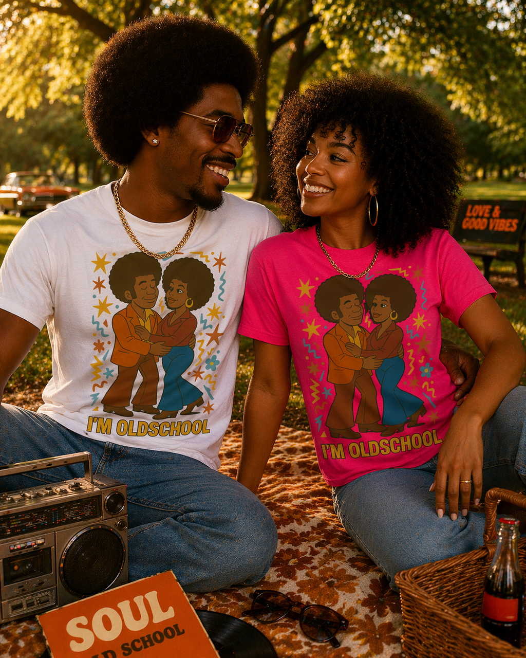 Afros and Bell Bottoms Love  - Old School Love