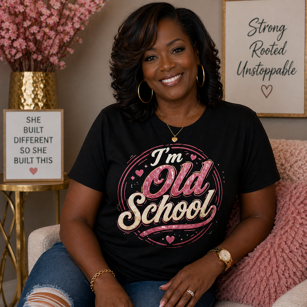 I'm Old School Pink Vintage